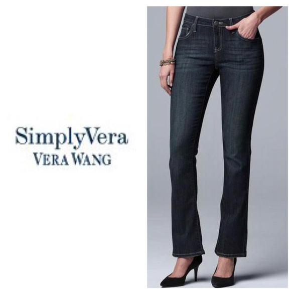 Simply Vera Vera Wang Denim - SOLD Simply Vera Wang Blue Midrise Bootcut Jeans
